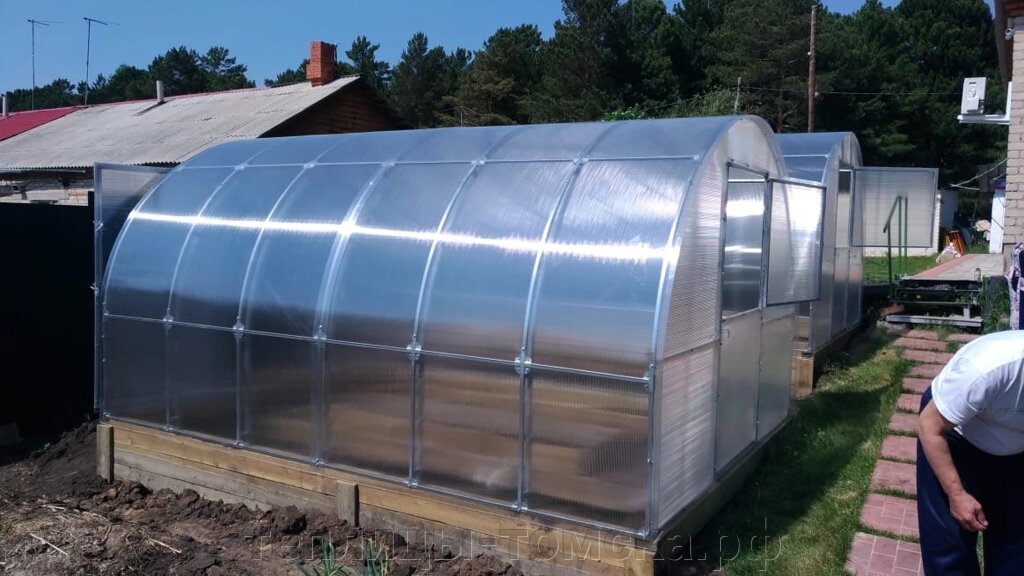 Теплица Двойная дуга — каркас