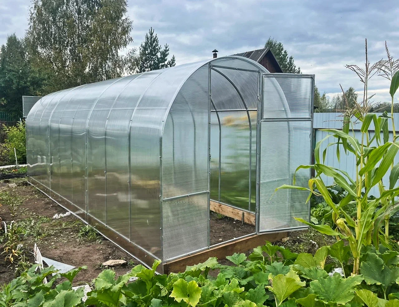 Теплица Мини 2.5м — вид сбоку