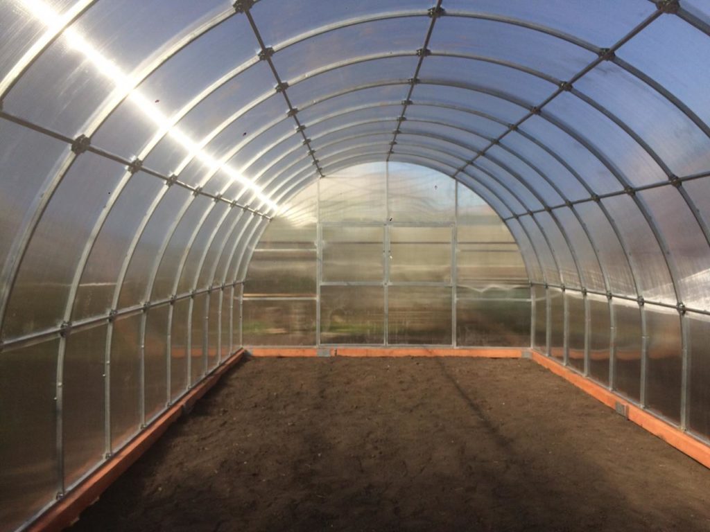 Теплица Широкая 4.2м — каркас